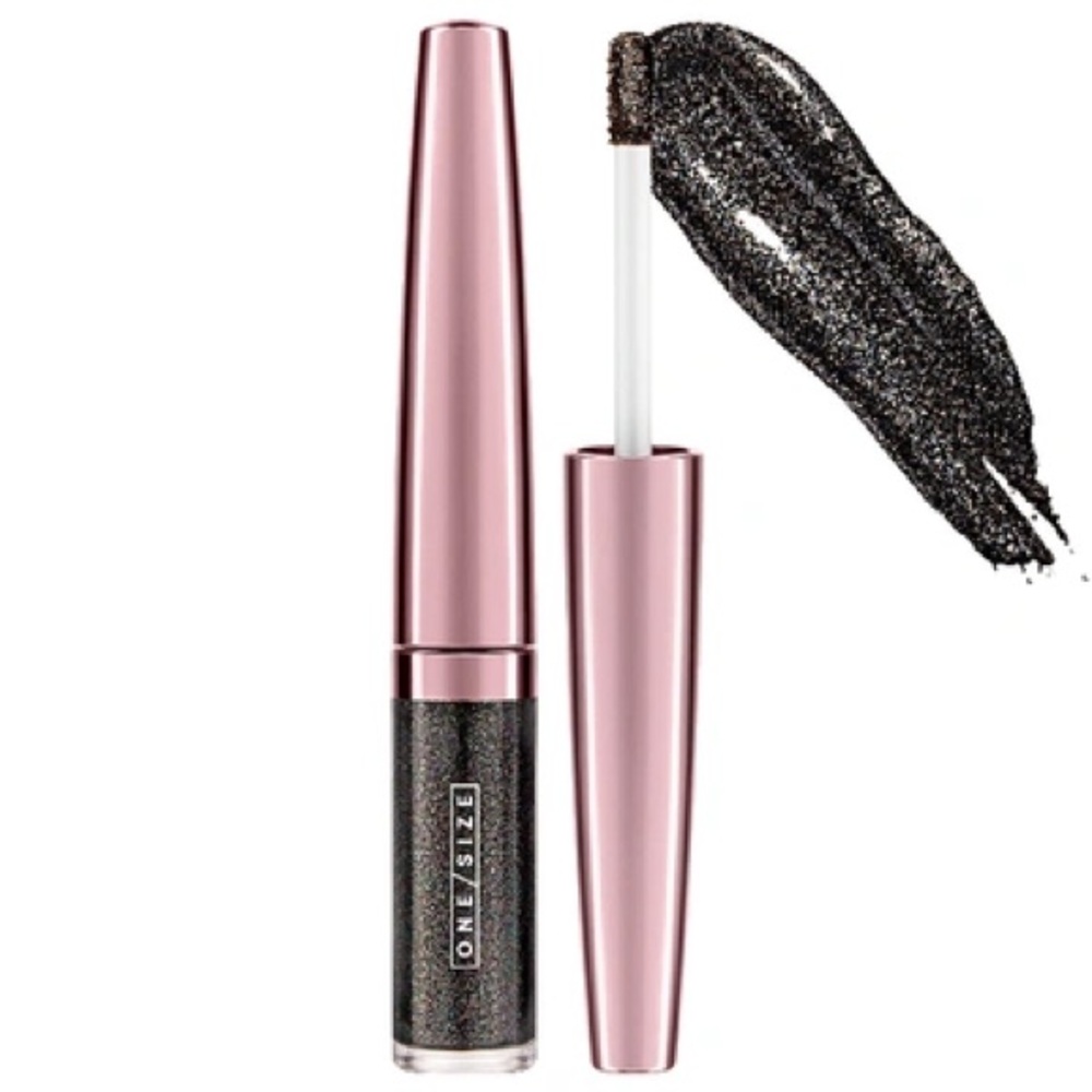 One Size Eye Popper Sparkle Vision Eyeshadow in Death Drop Black Sparkle Liquid